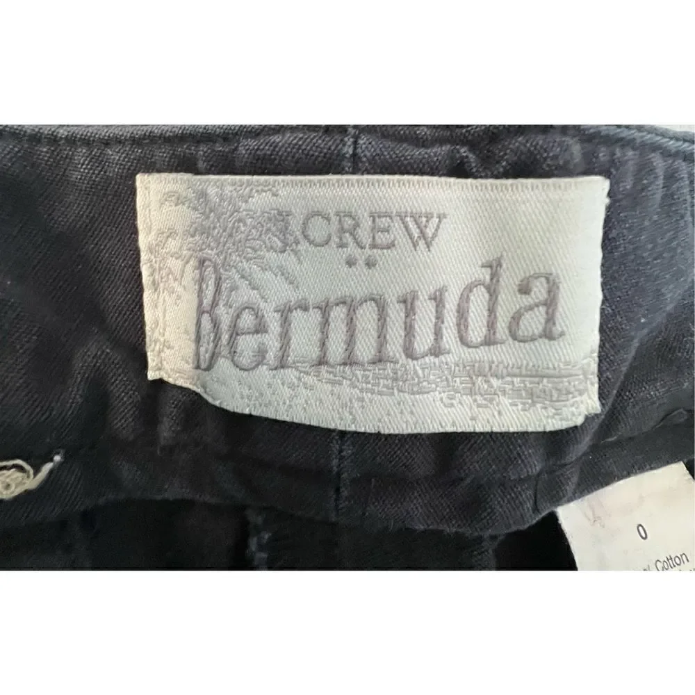 J. Crew Black Bermuda Shorts